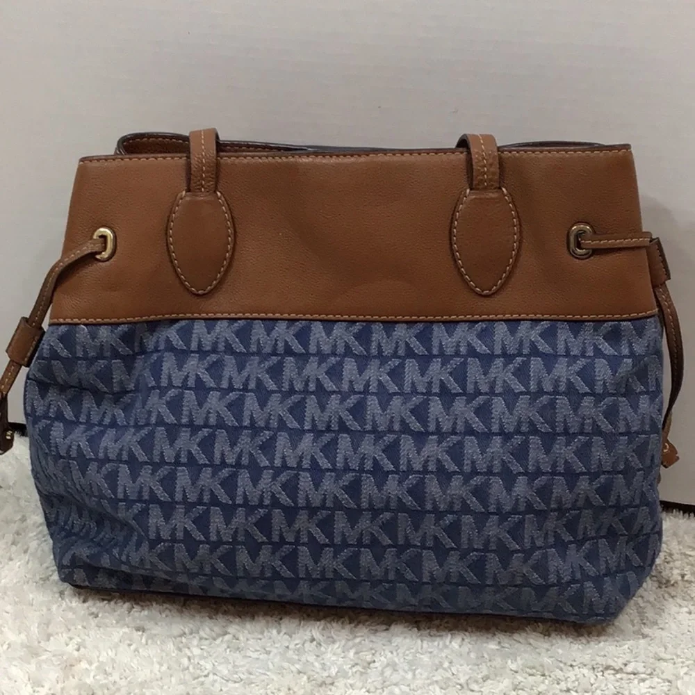 Michael Michael Kors fabric/leather tote shoulder bag